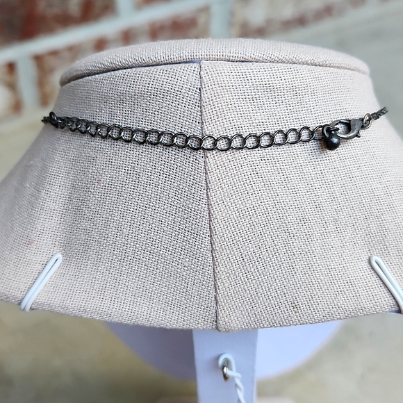 Vintage Beaded Filigree Necklace - Picture 7 of 7